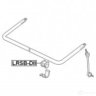 Втулка стабилизатора FEBEST 4056111065205 lrsbdii VPU 2I51 198847825 - Изображение 2