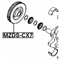 Шкив коленвала FEBEST mzdscx7 LG8V8 TU 4056111108872 3827906 - Изображение 2