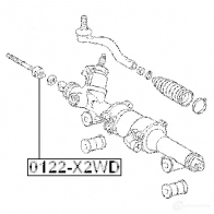 Рулевая тяга FEBEST 0122x2wd 4056111044941 VN KDQ3 3821173 - Изображение 2