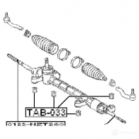 Рулевая тяга FEBEST T FAUEX 4056111071244 0122nzt260 3821166 - Изображение 2