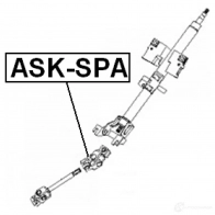 Вал карданный рулевой нижний FEBEST 3825599 ASKSPA 1Y2C 5MO 4056111045825 - Изображение 2
