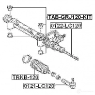 Рулевая тяга FEBEST 0122lc120 0 G2A5 3821162 4056111044767 - Изображение 2