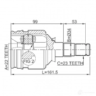 Шрус граната FEBEST 4 HB0F 4056111037097 01112nzfe 3820882 - Изображение 2