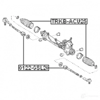 Рулевая тяга FEBEST 0122gsl20 3821151 L LBU79 4056111081861 - Изображение 2