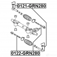 Рулевая тяга FEBEST 0122grn280 D3Y FU 4056111089669 3821150 - Изображение 2