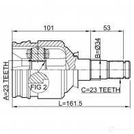 Шрус граната FEBEST 01111nzfe 4056111036830 3QCMA Y 3820877 - Изображение 2
