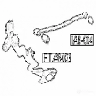 Втулка рессоры FEBEST ftab003 TGF9 KIX 1270605946 4056111122090 - Изображение 2
