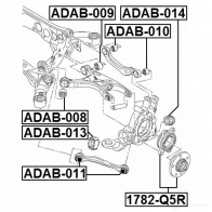 Втулка крепления рычага управления FEBEST II7 SYS 4056111092461 3825529 adab013 - Изображение 2