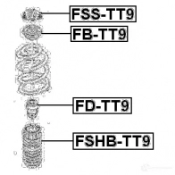 Крепление амортизаторов FEBEST 4056111053226 fsstt9 3826371 F0FI VKY - Изображение 2