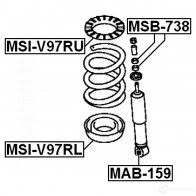Тарелка пружины FEBEST 4056111099538 P25L AC 3827689 msiv97ru - Изображение 2
