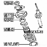 Тарелка пружины FEBEST ON NGZ msiv87lowf 4056111112718 1270609944 - Изображение 2