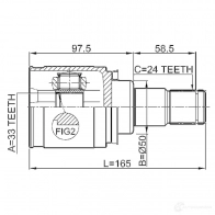 Шрус граната FEBEST CXZL 79A 4056111044132 3823021 0411cy3mtlh - Изображение 2