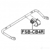 Втулка стабилизатора FEBEST 3826356 4056111052014 fsbcb4r 0 XL9K - Изображение 2
