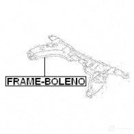 Задняя балка FEBEST 4056111054865 3826349 frameboleno X8 TE2BG - Изображение 2