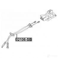 Трос, механическая коробка передач FEBEST 20B KA9 12106-SB 1440023001 - Изображение 2