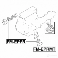 Подушка двигателя, опора FEBEST fmepfr 3826338 4056111097695 0ILGFL H - Изображение 2