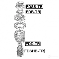 Крепление амортизаторов FEBEST 3826311 fdsstr 4056111069708 OT UI8M5 - Изображение 2