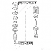 Крепление амортизаторов FEBEST 4056111097671 fdsstm1f Q TWK2E 3826310 - Изображение 2