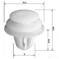 Пистон, облицовка двери FEBEST 1440024441 F81I G 88570-036 - Изображение 2