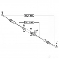 Рулевой наконечник FEBEST 1439402924 3 ANO2F 0121hil - Изображение 2