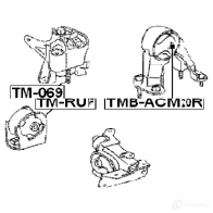 Подушка двигателя, опора FEBEST tmbacm20r 4056111099798 3830001 ZBCY W - Изображение 2