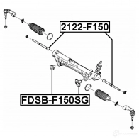 Крепление рулевой рейки FEBEST fdsbf150sg 4056111109824 D O2FRKM 1424766386 - Изображение 2