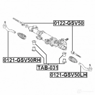 Рулевой наконечник FEBEST 3821106 GD7Z MC 4056111111179 0121gsv50lh - Изображение 2