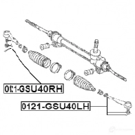 Рулевой наконечник FEBEST 2 8IQT 4056111089737 0121gsu40rh 3821105 - Изображение 2