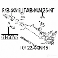 Рулевой наконечник FEBEST 3821102 0 M65Y 4056111117676 0121ggn15 - Изображение 2
