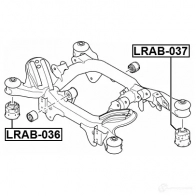 Сайлентблок задней балки FEBEST 4056111106168 3827168 9V RM05V lrab036 - Изображение 2