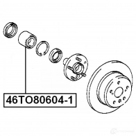 Ступичный подшипник FEBEST 46to806041 3825294 4056111013602 UH YEP - Изображение 2
