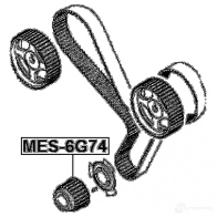 Шестерня коленвала FEBEST 3827431 mes6g74 4056111065465 46QM GN3 - Изображение 2
