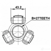 Трипоид приводного вала FEBEST 0116mcv30 LMPK2 F 3821009 4056111113517 - Изображение 2