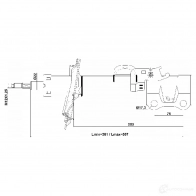 Амортизатор FEBEST 1440024410 35110-001FL RF9NO D - Изображение 2