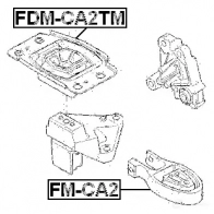 Подушка двигателя, опора FEBEST fdmca2tm 4056111104430 V5Q D56 3826283 - Изображение 2