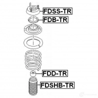 Отбойник амортизатора FEBEST 3826275 fddtr 4056111069739 N OIF8MY - Изображение 2