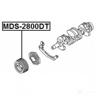 Шкив коленвала FEBEST 4056111115313 ESPH 7H 732573058 mds2800dt - Изображение 2