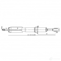 Амортизатор FEBEST 01110-013F GN2W B 1440023855 - Изображение 2