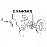 Ступица колеса FEBEST 3824647 4056111118901 AW DO1 2082gchiiif - Изображение 2