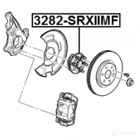 Ступица колеса FEBEST 3282srxiimf 1437421875 H HTYD - Изображение 2