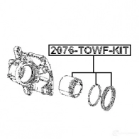 Ремкомплект суппорта FEBEST GP6Z 0 3824642 4056111103686 2076towfkit - Изображение 2