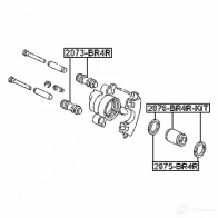 Поршень тормозного суппорта FEBEST E25TZ CB 1424846672 4056111124803 2076br4rkit - Изображение 2