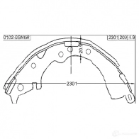 Тормозная колодка FEBEST 3820778 4056111099125 6TJKT D 0102ggn15r - Изображение 2