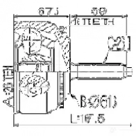 Шрус граната FEBEST 3820834 4056111109602 CL 6QVF7 0110acv40l26a48 - Изображение 2