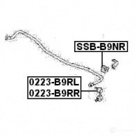 Втулка стабилизатора FEBEST MW4G3 A8 1007568352 4056111052083 ssbb9nr - Изображение 2