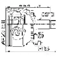 Шрус граната FEBEST U0ATQ9 B 3821907 4056111086736 0210n16a44 - Изображение 2