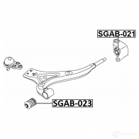 Сайлентблок FEBEST sgab021 OQ 53MX 4056111114729 3829033 - Изображение 2