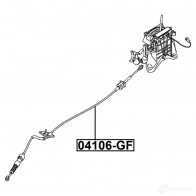 Трос, автоматическая коробка передач FEBEST 1440022898 KXD VA8 04106-GF - Изображение 2
