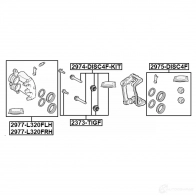 Тормозной суппорт FEBEST PE5 ZU 1440023434 2977-L320FRH - Изображение 2