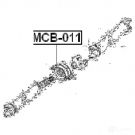 Карданный подшипник FEBEST mcb011 5945 5V 4056111053127 3827383 - Изображение 2